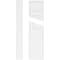 Ekena Millwork Flat Panel PVC Pilaster w/Decorative Capital & Base, 8"W x 96"H x 2"P PILP08X096FP02-2 - alternate 1